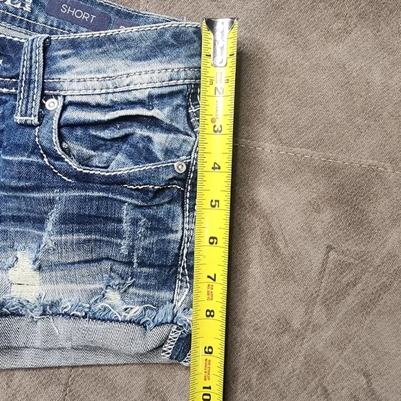 NWOT Grace Women's Blue Denim Shorts - Picture 5 of 5